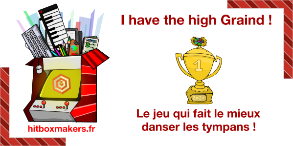 Prix 'Le jeu qui fait le mieux danse les tympans' pour I have the high Graind